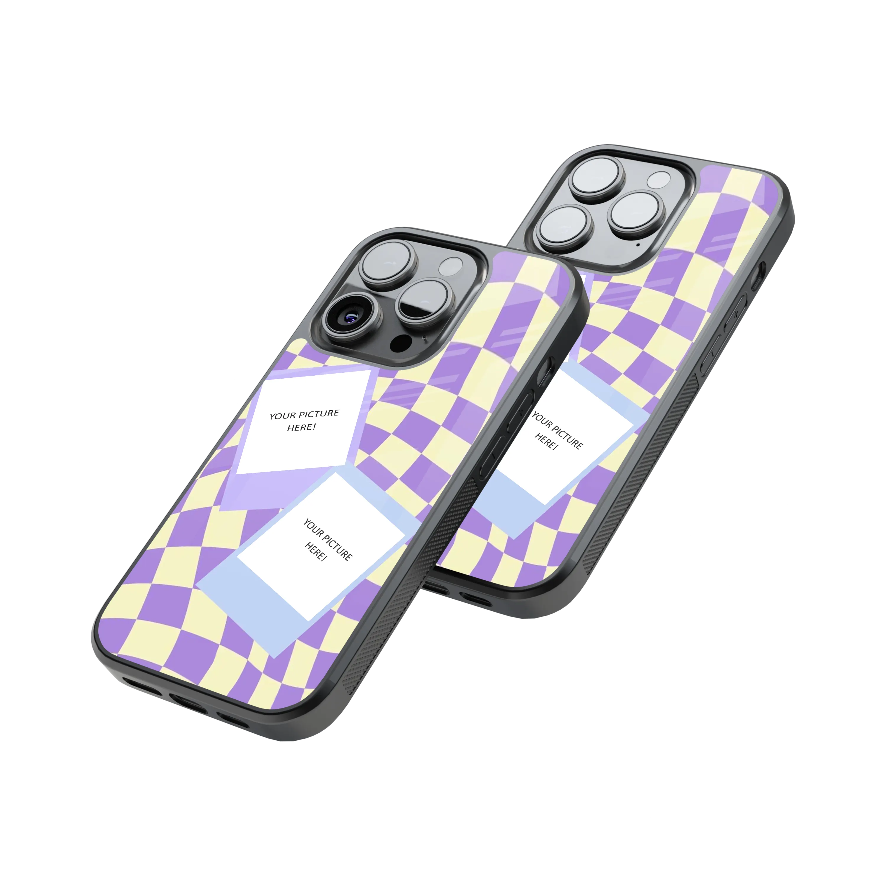 Polaroid Personalised Glass Phone Case