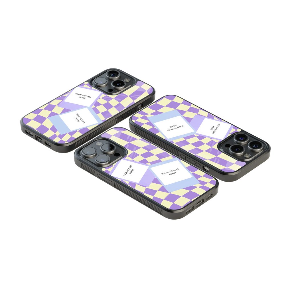 Polaroid Personalised Glass Phone Case
