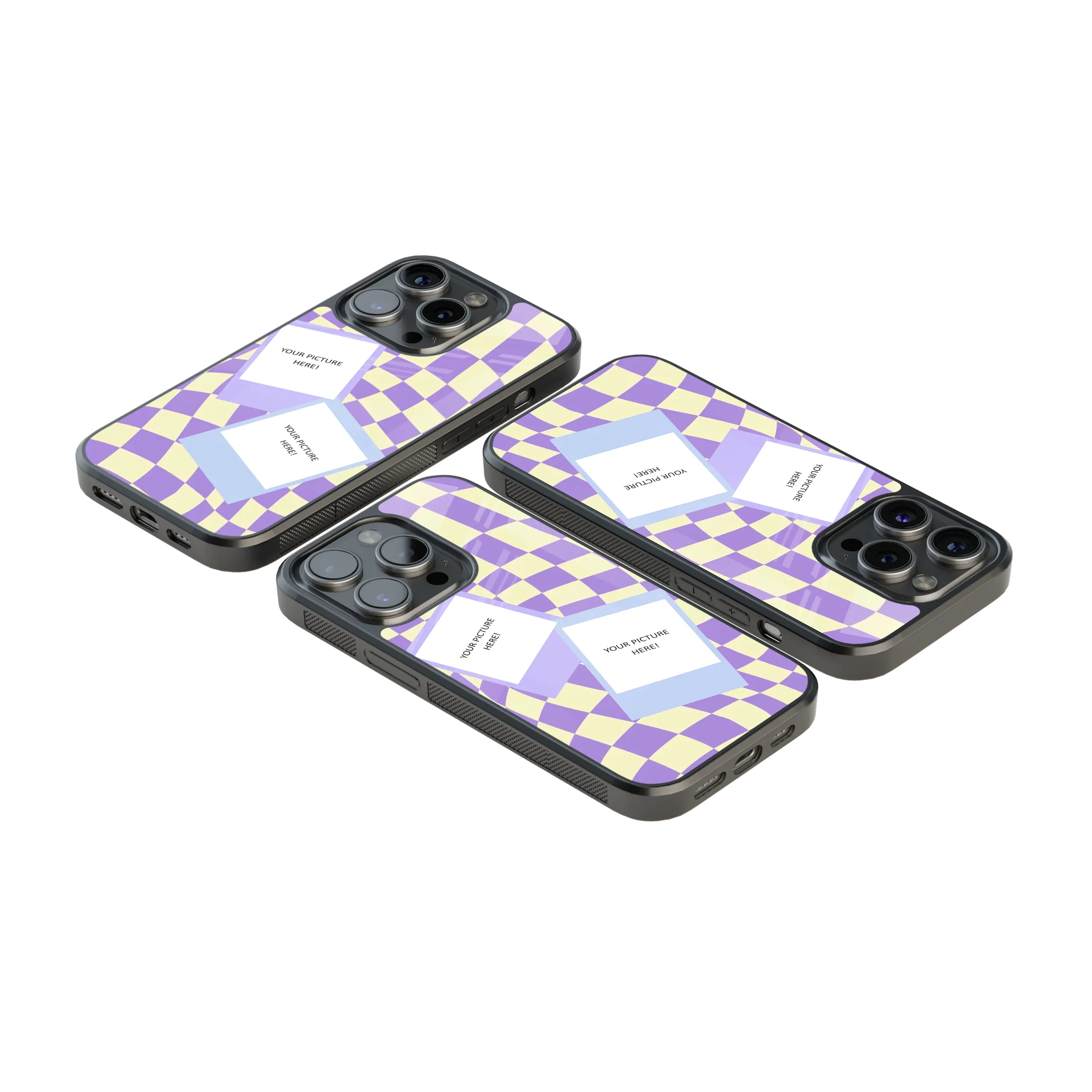 Polaroid Personalised Glass Phone Case