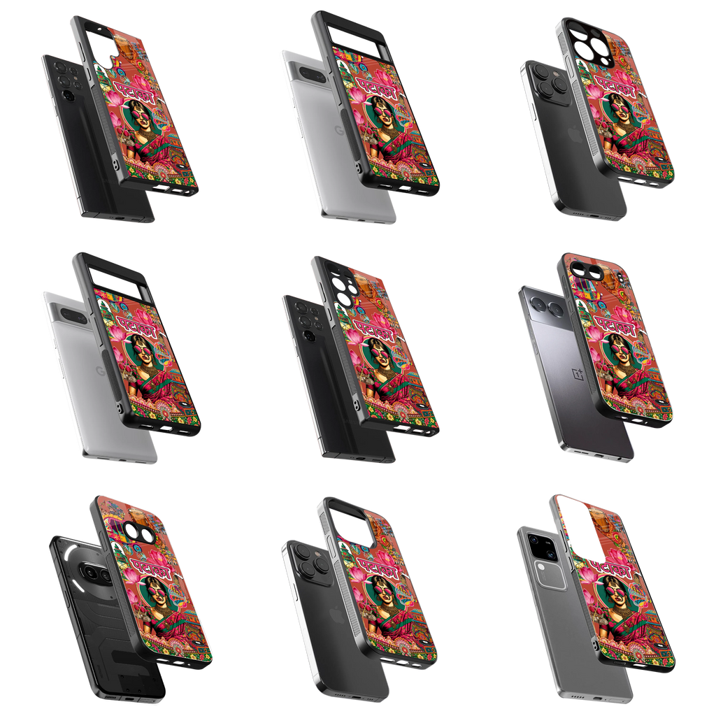 Durable Glass Back Mobile Case for iPhone, Samsung, OnePlus, Google Pixel, Redmi, Vivo, Oppo