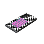 patience checkered back phone cover | glass case for samsung galaxy s23 ultra