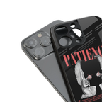 patience back phone cover | glass case for iphone 14 pro max
