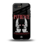 patience back phone cover | glass case for iphone 16e