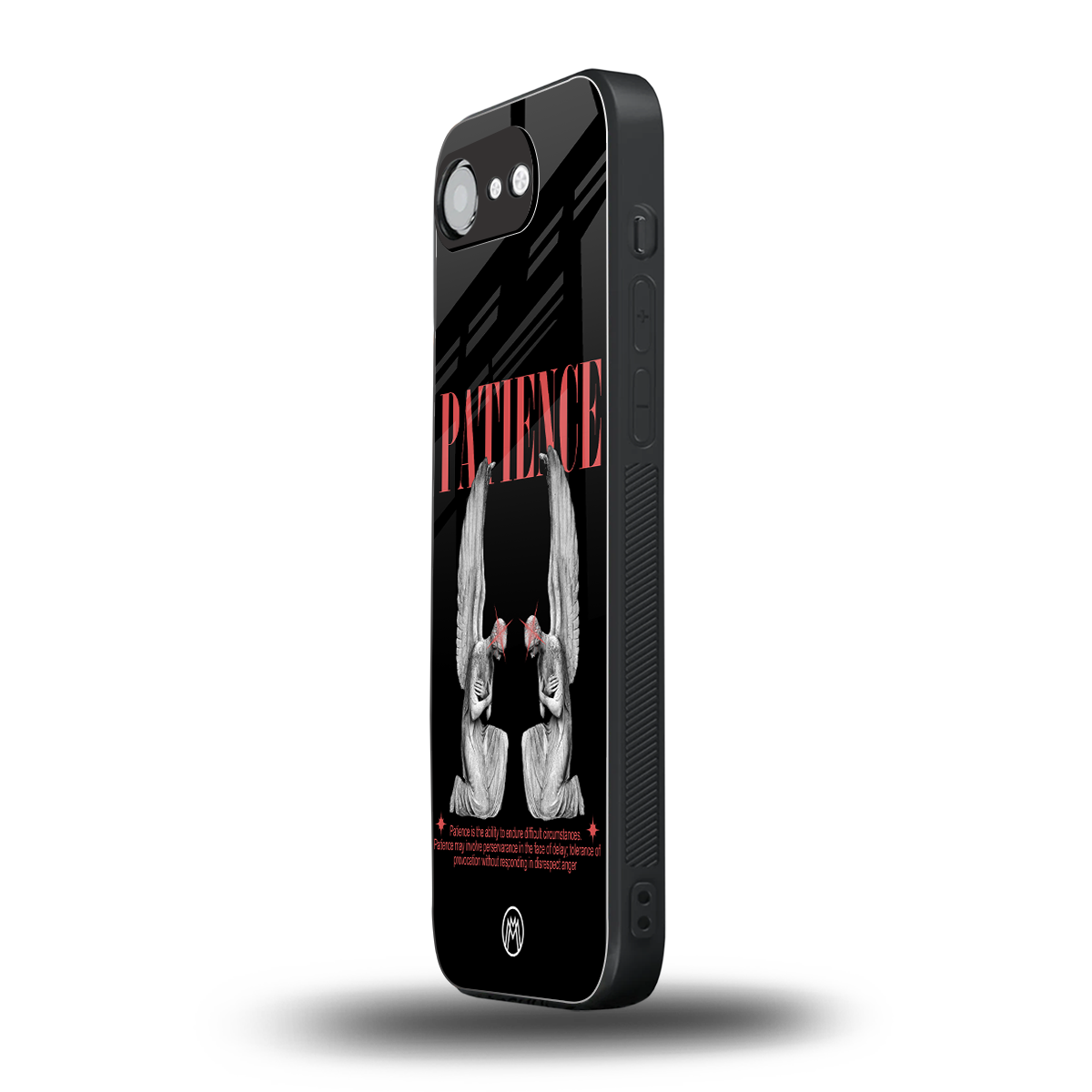 patience back phone cover | glass case for iphone 16e