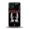 patience back phone cover | glass case for nothing phone 1
