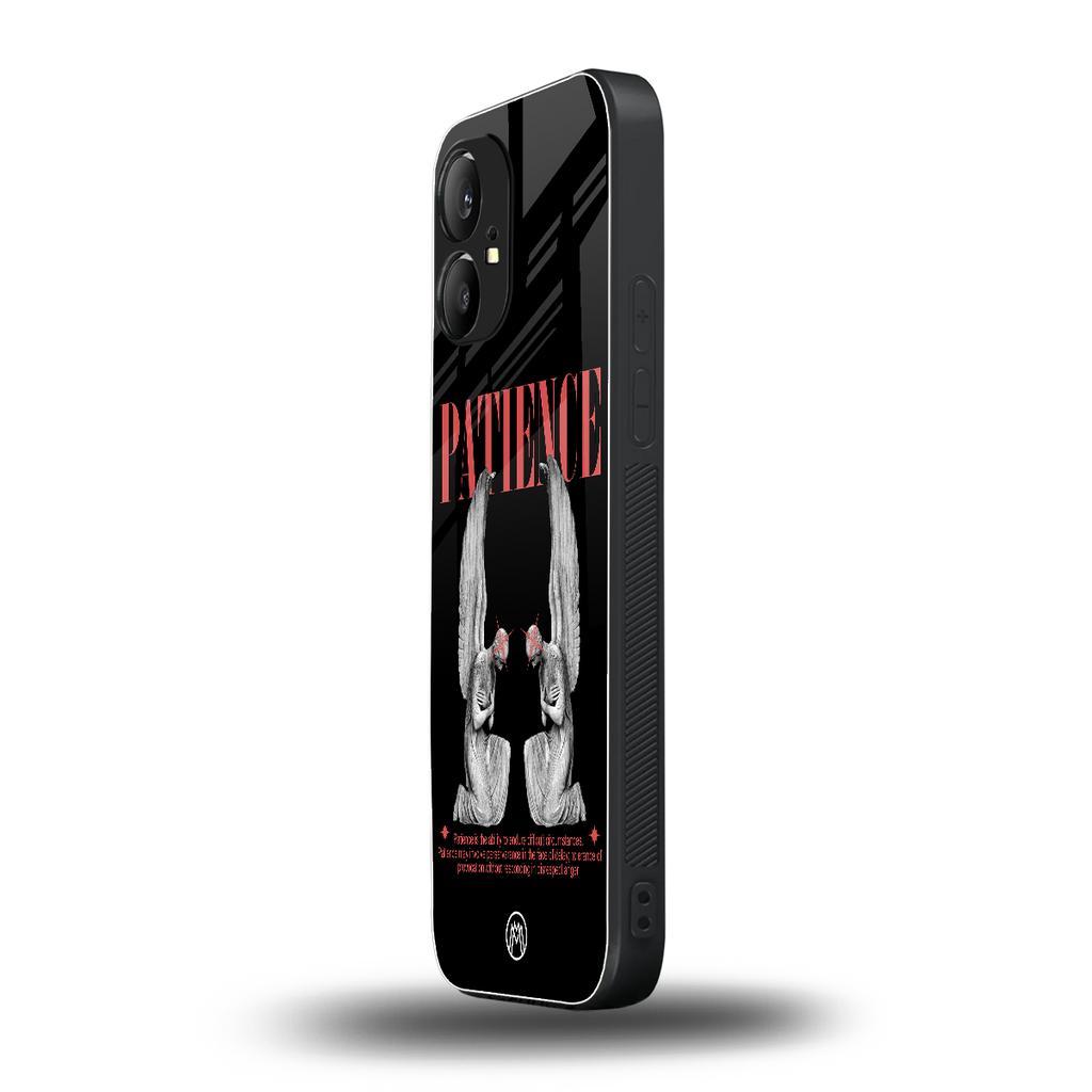 patience back phone cover | glass case for nothing phone 1