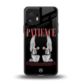 patience back phone cover | glass case for nothing phone 2