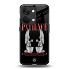patience back phone cover | glass case for oneplus nord 3