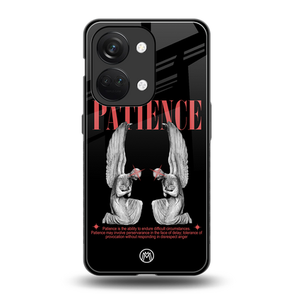 patience back phone cover | glass case for oneplus nord 3