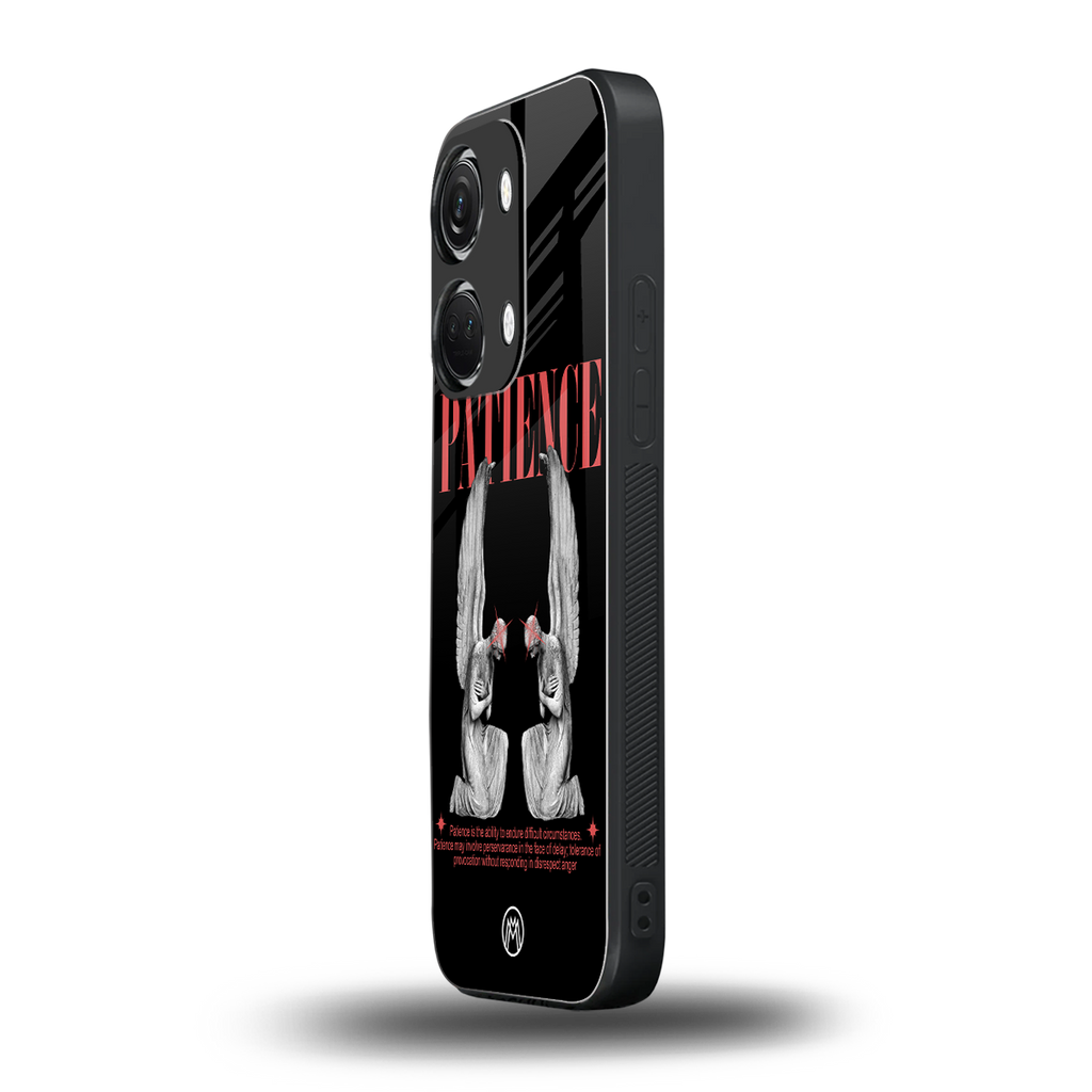 patience back phone cover | glass case for oneplus nord 3