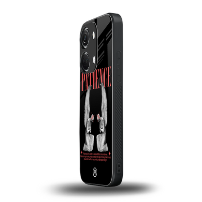 patience back phone cover | glass case for oneplus nord 3