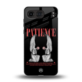 patience back phone cover | glass case for oneplus nord 4