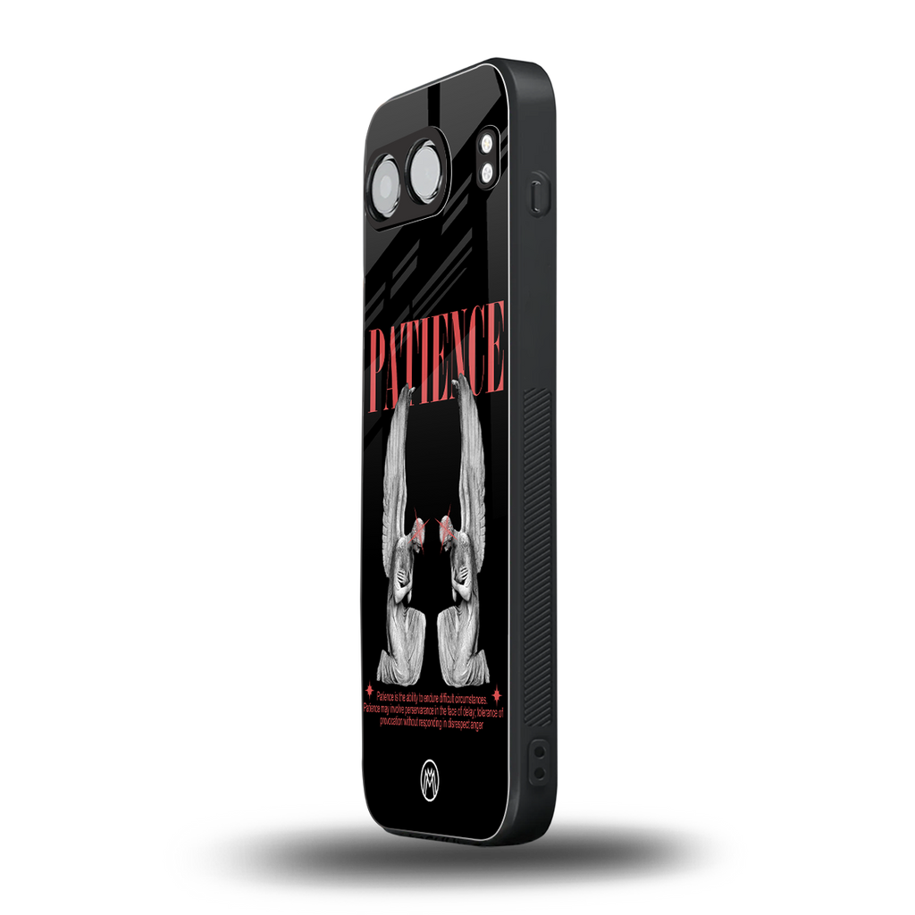 patience back phone cover | glass case for oneplus nord 4