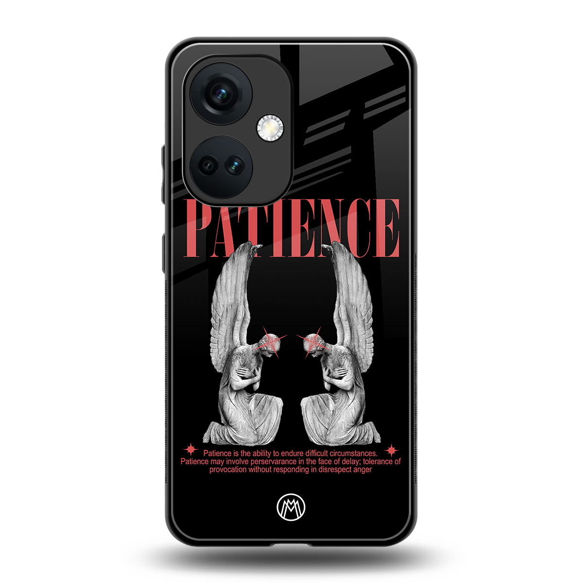 patience back phone cover | glass case for oneplus nord ce 3