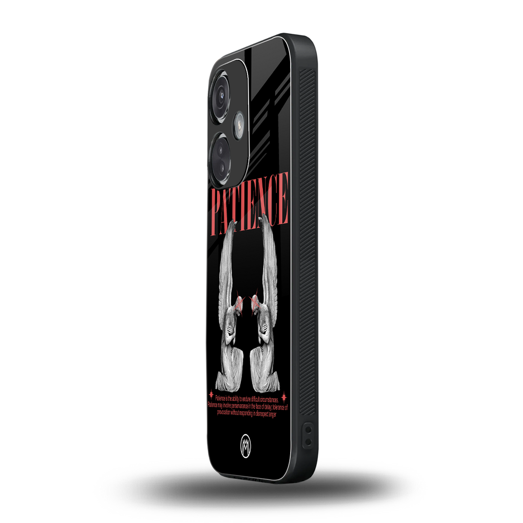 patience back phone cover | glass case for oneplus nord ce 3
