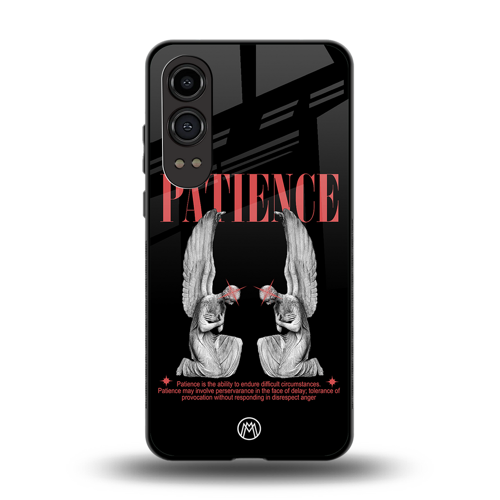 patience back phone cover | glass case for oneplus nord ce 4 lite