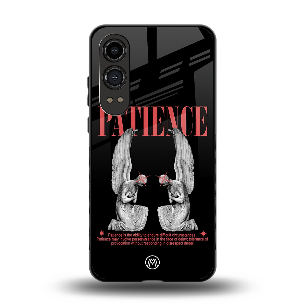 patience back phone cover | glass case for oneplus nord ce 4 lite