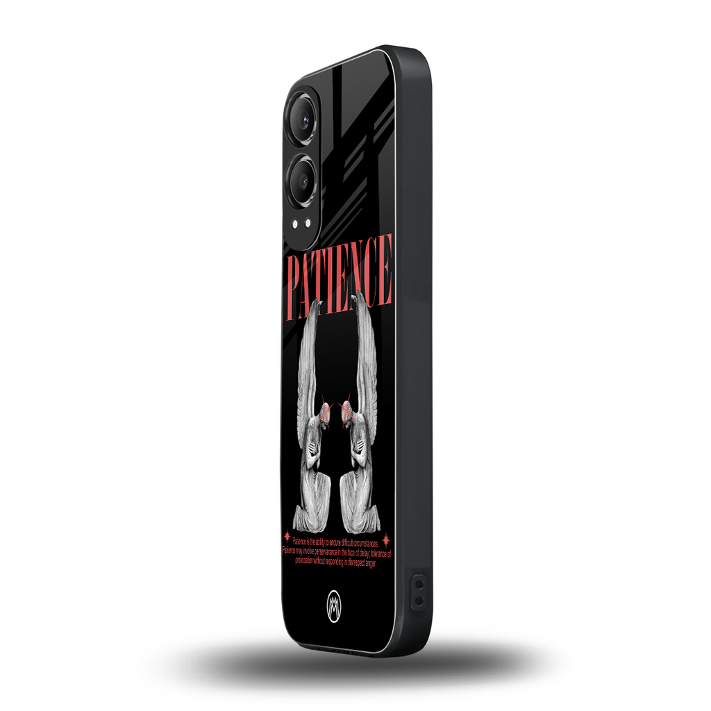 patience back phone cover | glass case for oneplus nord ce 4 lite