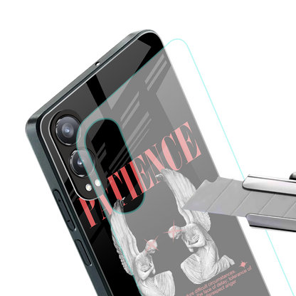 patience back phone cover | glass case for oneplus nord ce 4 lite
