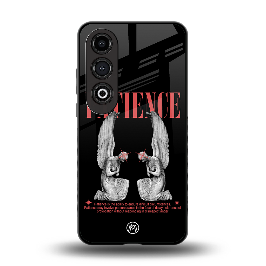 patience back phone cover | glass case for oneplus nord ce 4