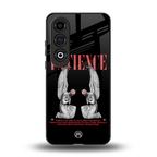 patience back phone cover | glass case for oneplus nord ce 4