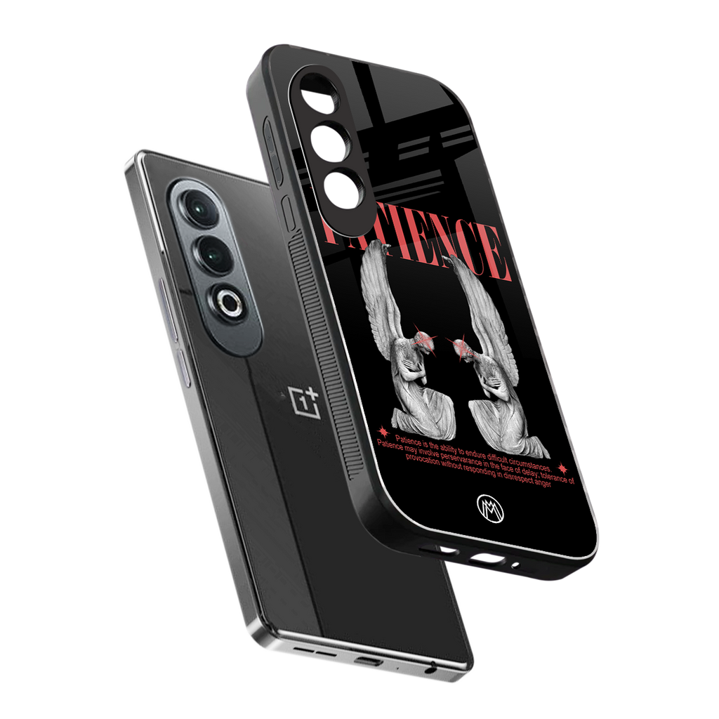 patience back phone cover | glass case for oneplus nord ce 4