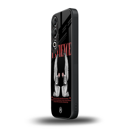 patience back phone cover | glass case for oneplus nord ce 4