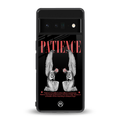 patience back phone cover | glass case for google pixel 6 pro