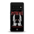 patience back phone cover | glass case for google pixel 6 pro