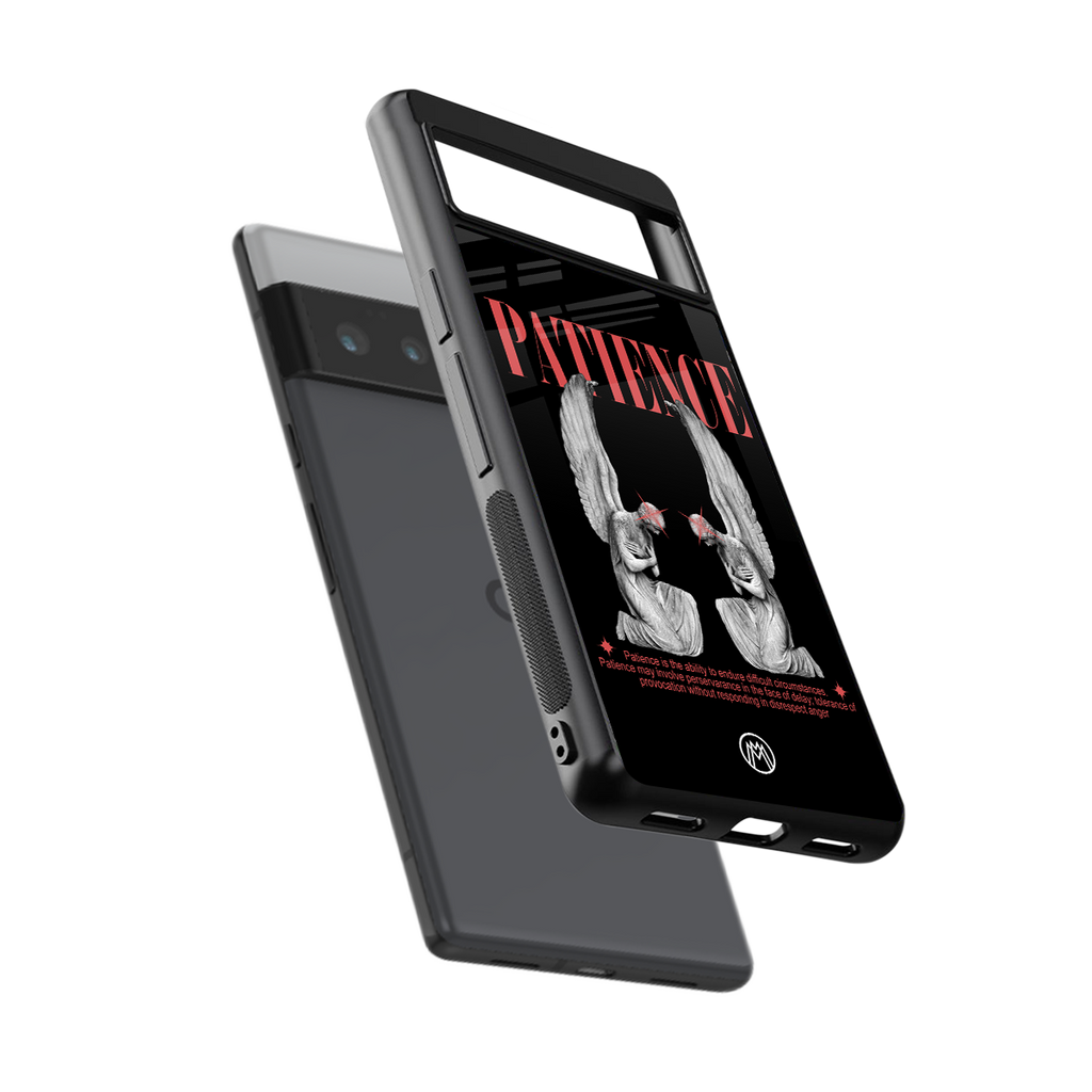 patience back phone cover | glass case for google pixel 6 pro