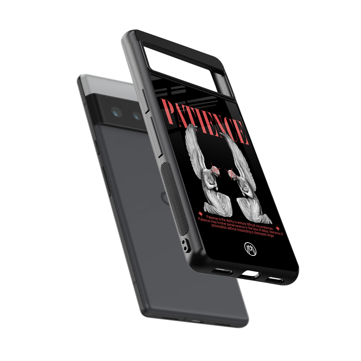 patience back phone cover | glass case for google pixel 6 pro