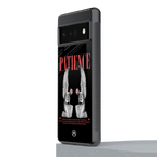 patience back phone cover | glass case for google pixel 6 pro