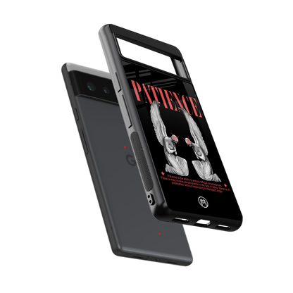 patience back phone cover | glass case for Google Pixel 6A
