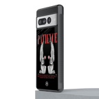 patience back phone cover | glass case for google pixel 7 pro