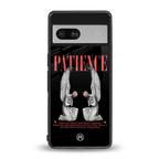 patience back phone cover | glass case for Google Pixel 7
