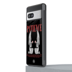 patience back phone cover | glass case for Google Pixel 7