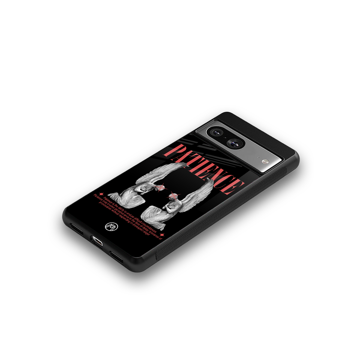 patience back phone cover | glass case for Google Pixel 8