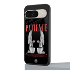 patience back phone cover | glass case for google pixel 9