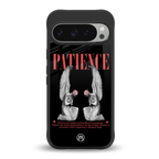 patience back phone cover | glass case for google pixel 9 pro