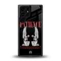 patience back phone cover | glass case for samsung galaxy s25 ultra