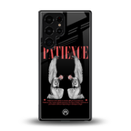 patience back phone cover | glass case for samsung galaxy s25 ultra