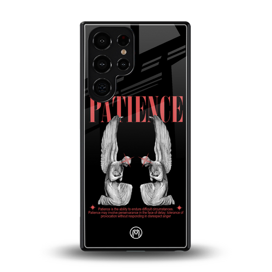 patience back phone cover | glass case for samsung galaxy s25 ultra