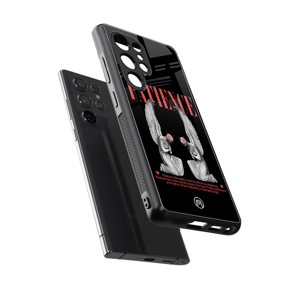 patience back phone cover | glass case for samsung galaxy s25 ultra