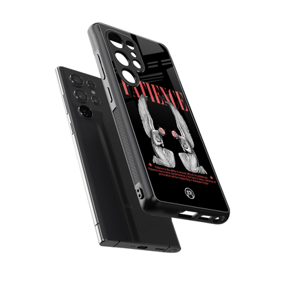 patience back phone cover | glass case for samsung galaxy s25 ultra