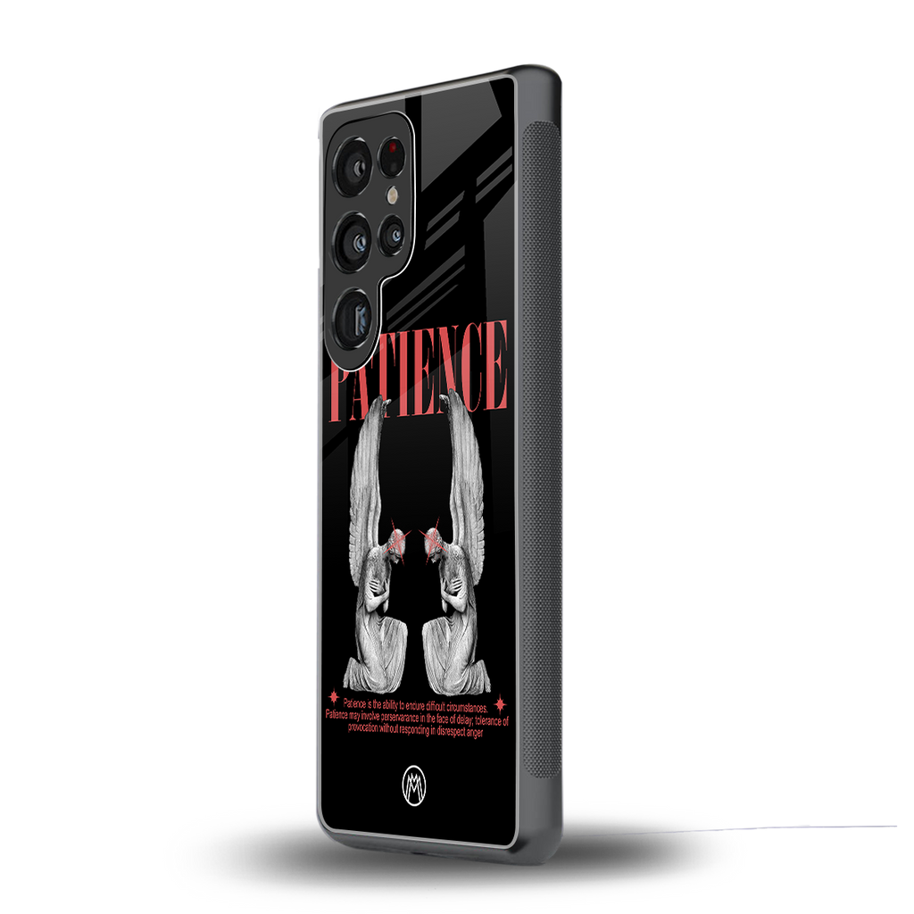 patience back phone cover | glass case for samsung galaxy s25 ultra