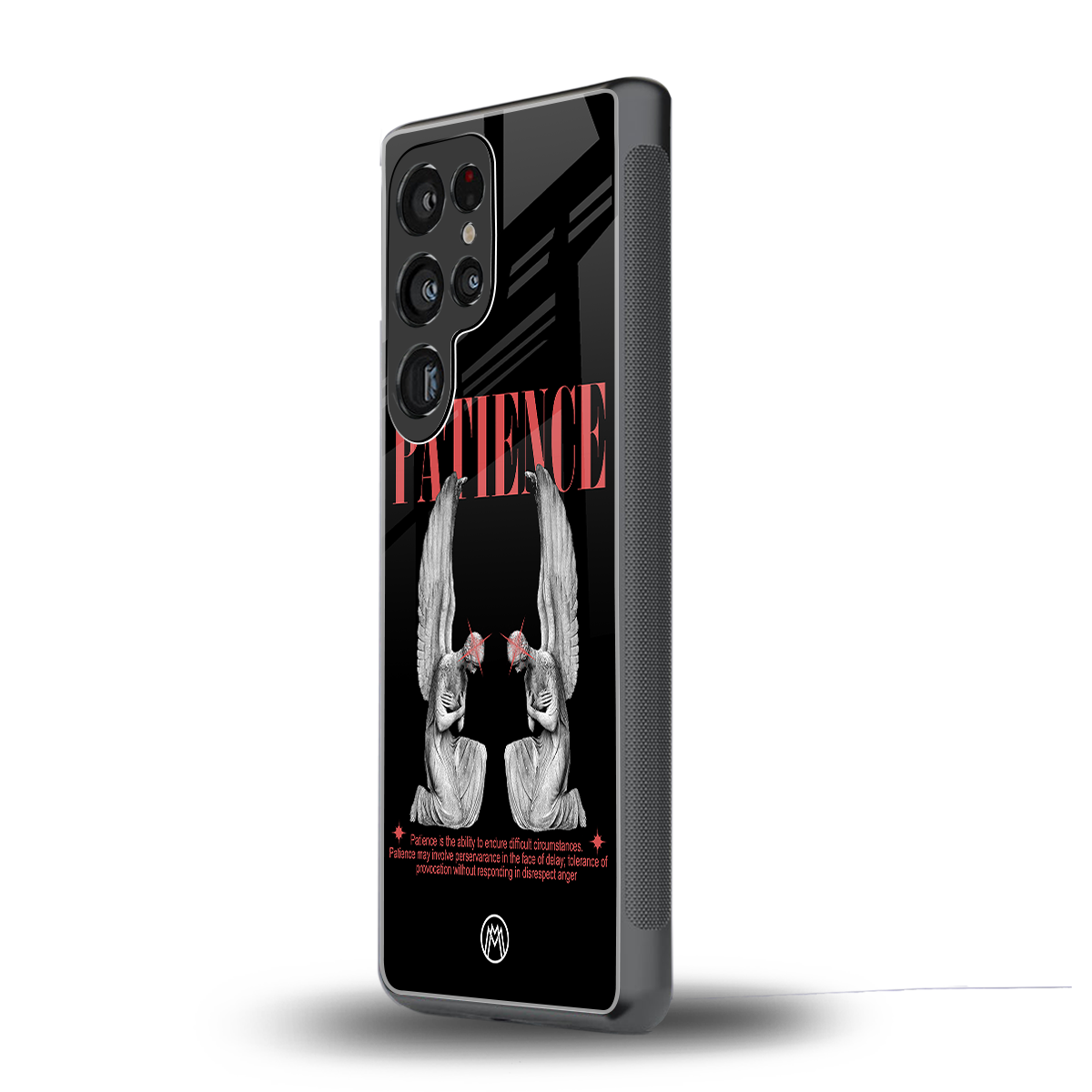 patience back phone cover | glass case for samsung galaxy s25 ultra
