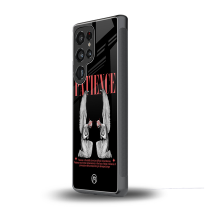 patience back phone cover | glass case for samsung galaxy s25 ultra