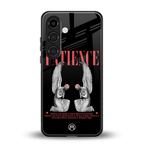 patience back phone cover | glass case for samsung galaxy s24