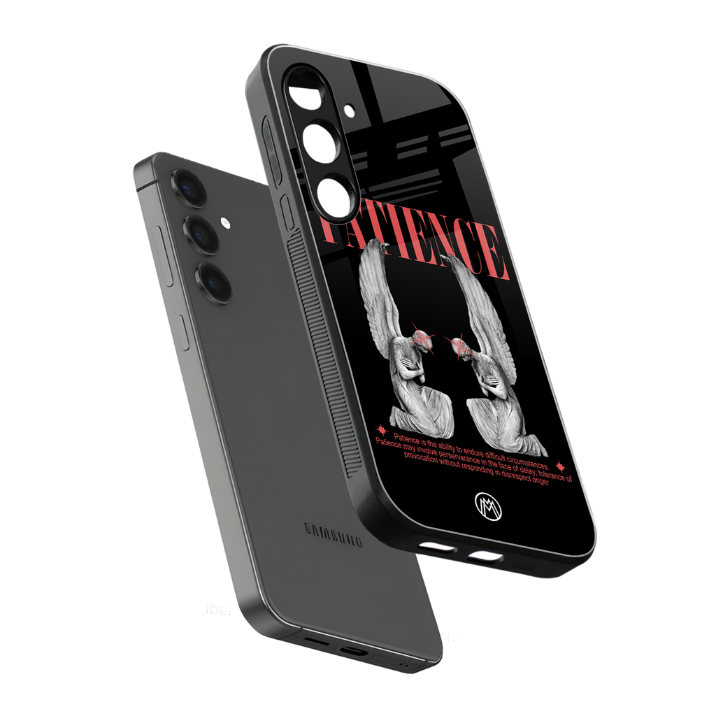 patience back phone cover | glass case for samsung galaxy s24