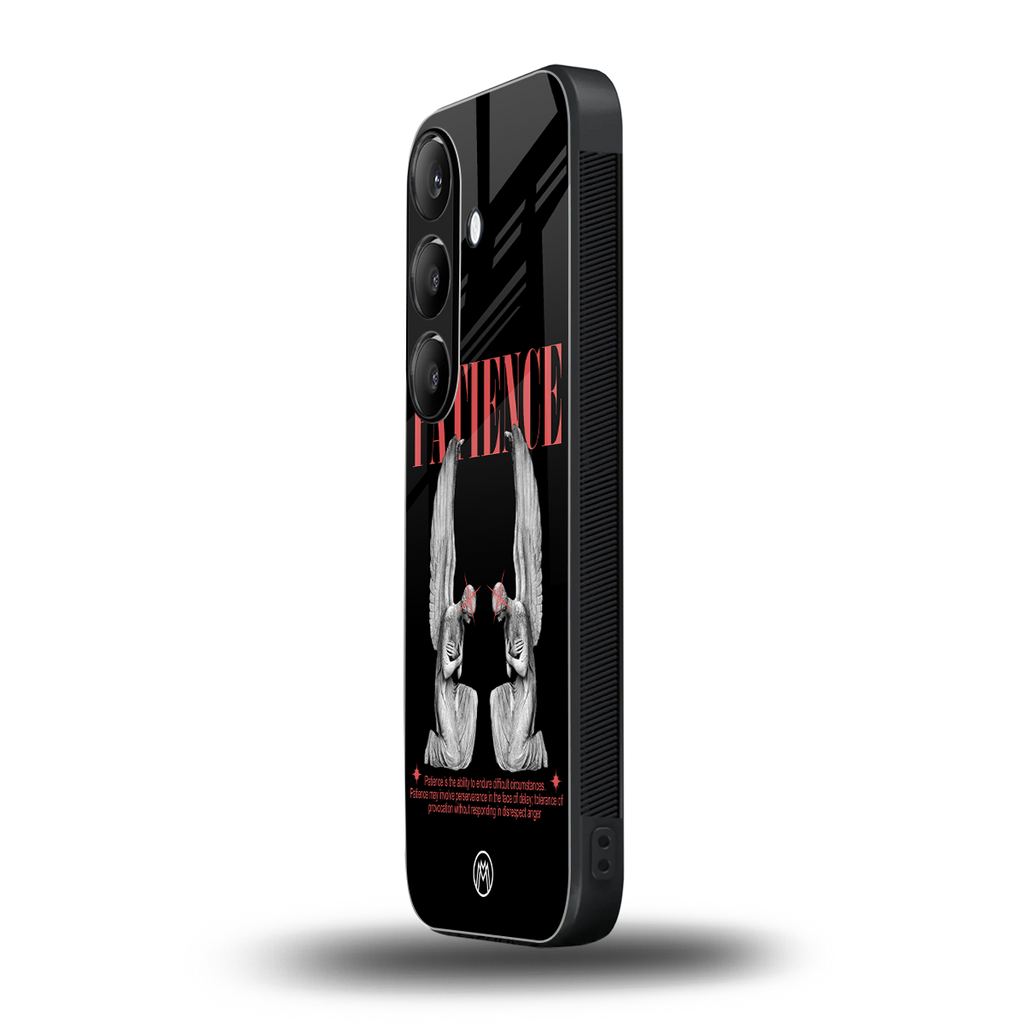 patience back phone cover | glass case for samsung galaxy s24
